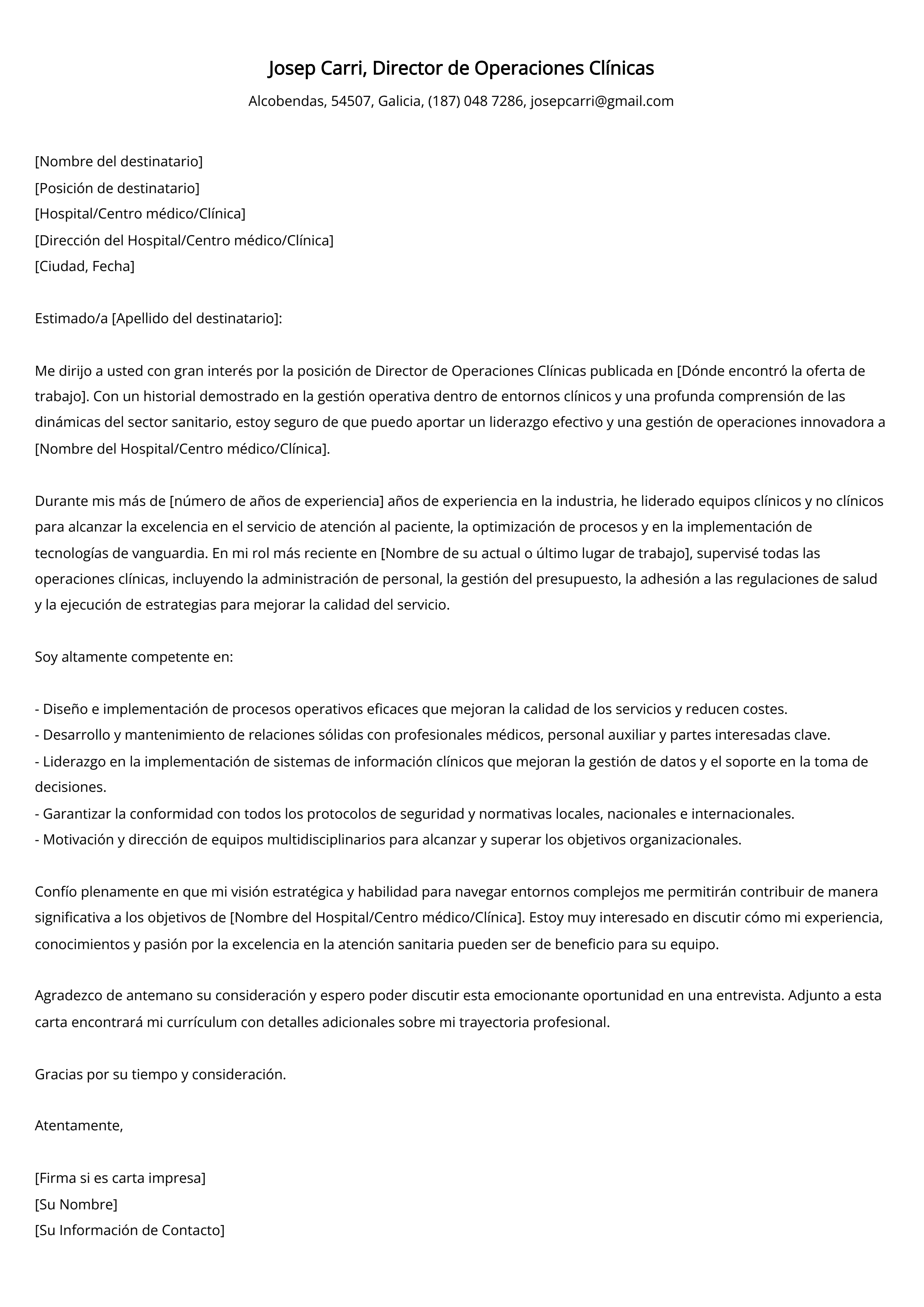 Crear carta de presentación