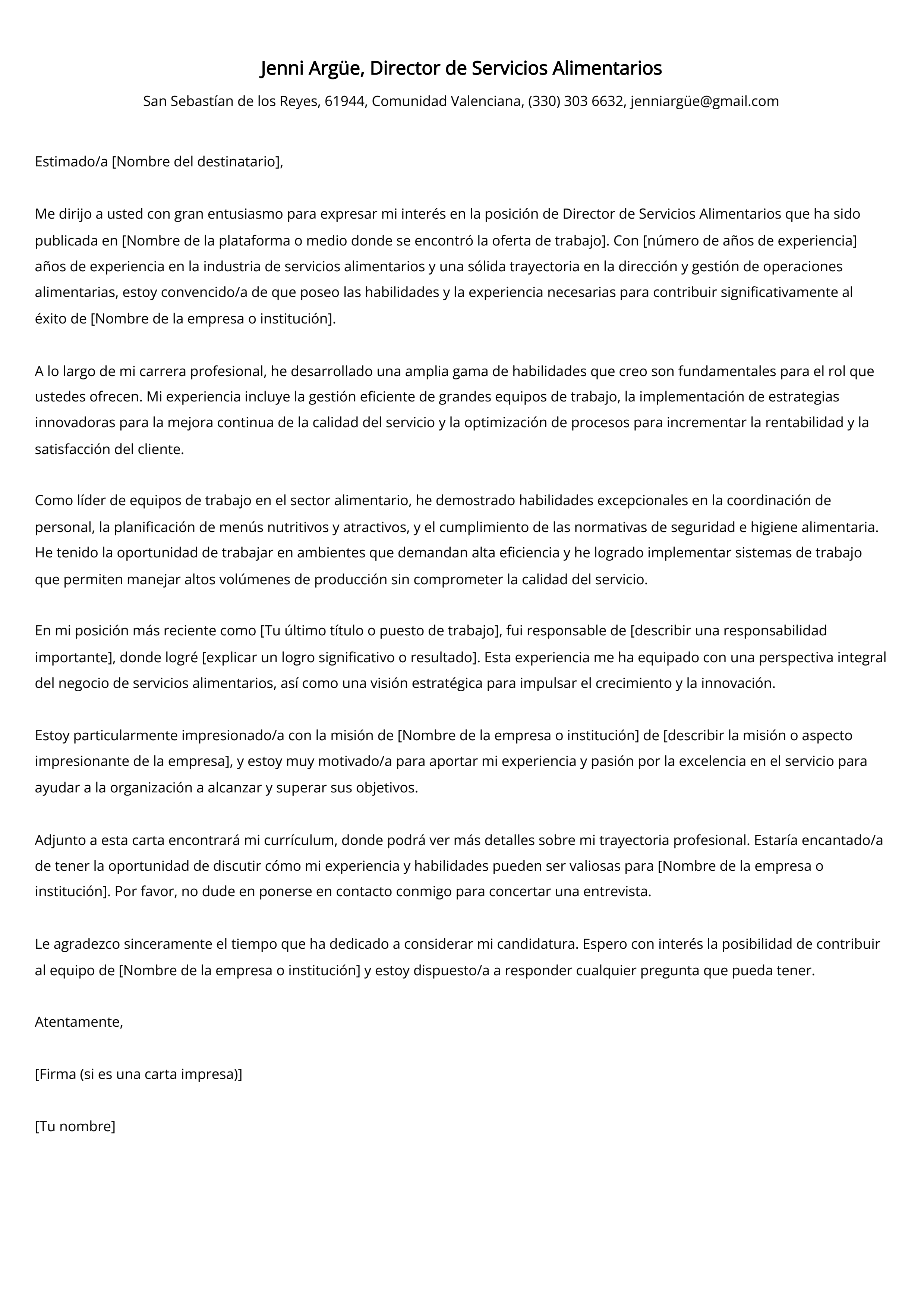 Crear carta de presentación