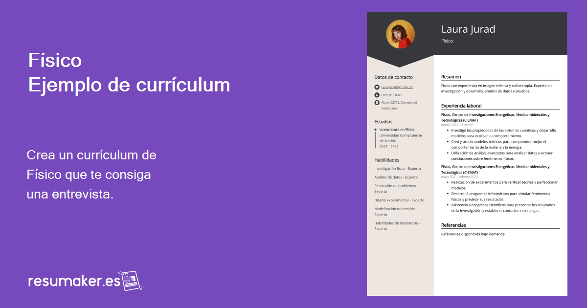 Ejemplos De Curriculum Vitae F Sico Plantilla Y Consejos